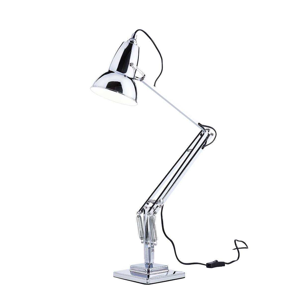 Chrome angle poise lamp Clearance